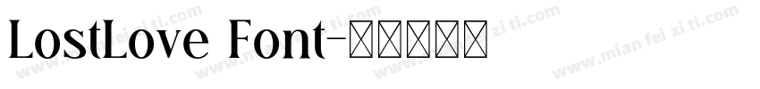 LostLove Font字体转换